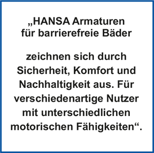 HANSA Armaturen / Badausstattungen - Siegel