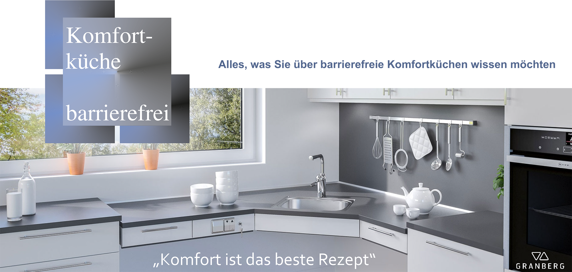 Barrierefreie Komfortküchen - Slider