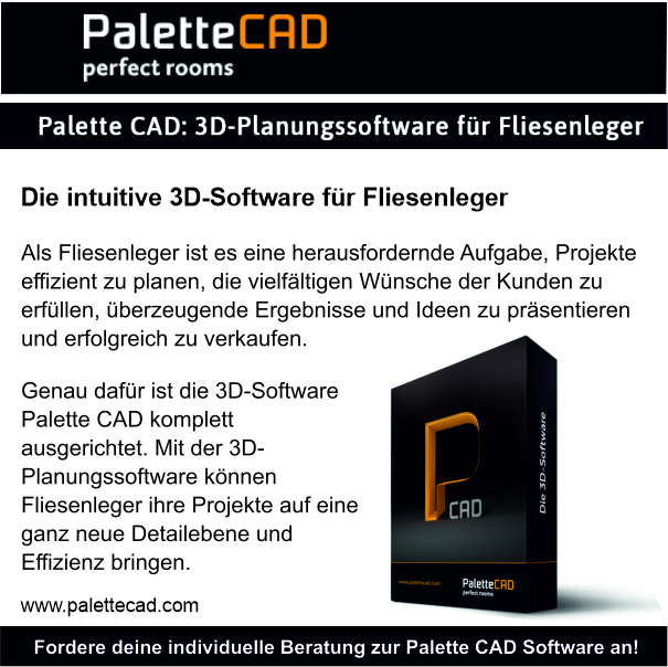 Anzeige Palette Cad